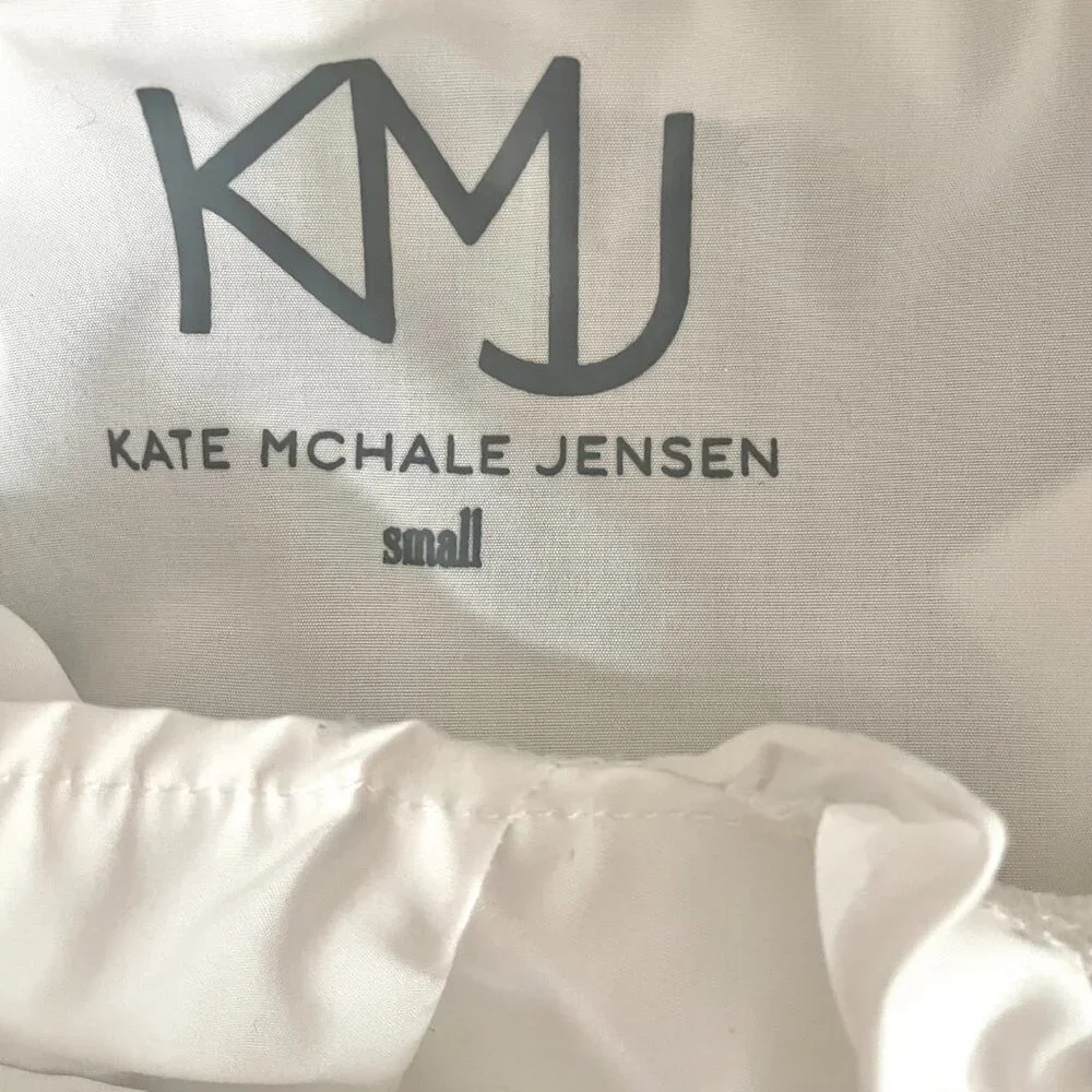 Kate Michal Jensen White Ruffle detail blouse - Picture 5 of 5